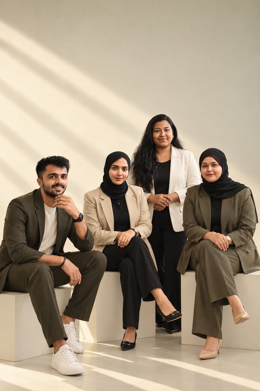 Four members of the Leedwells team