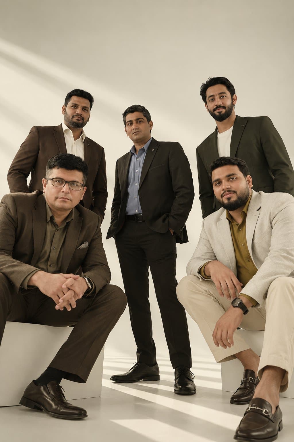 Five members of the Leedwells team